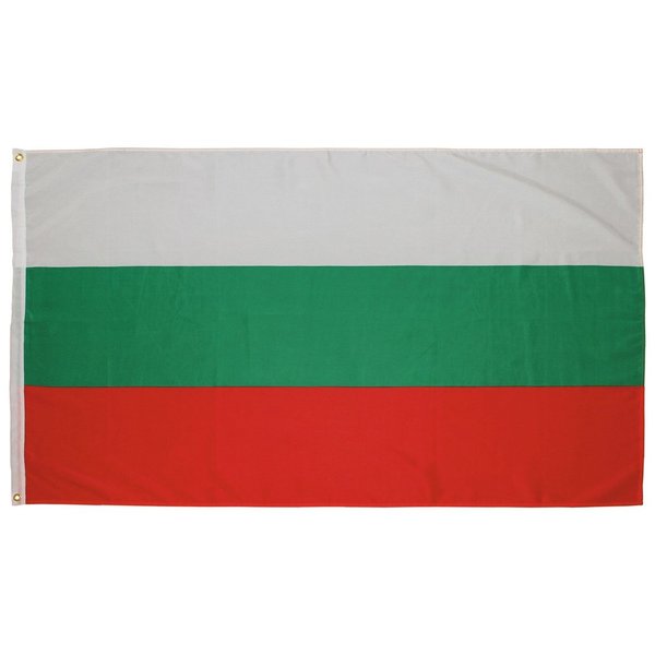 Fahne, Bulgarien, Polyester, 90 x 150 cm