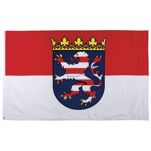 Fahne, Hessen, Polyester, 90 x 150 cm