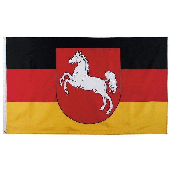 Fahne, Niedersachsen, Polyester, 90 x 150 cm